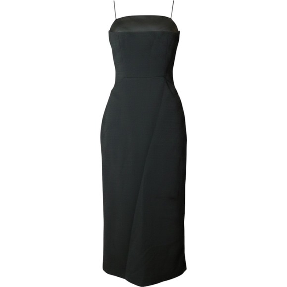 C/MEO Collective Dresses & Skirts - NWT C/MEO Collective Black MIDI Dress Sleeveless Cocktail Party Side Slit M